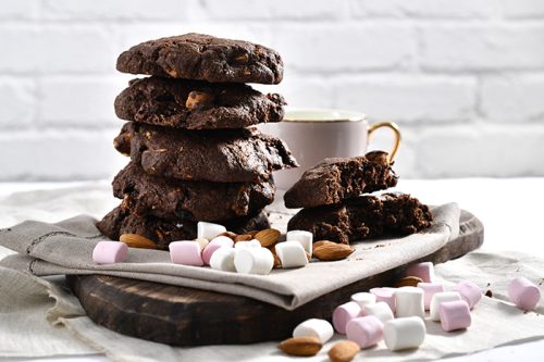 Rocky Road Cookies - The Gourmet Kitchen